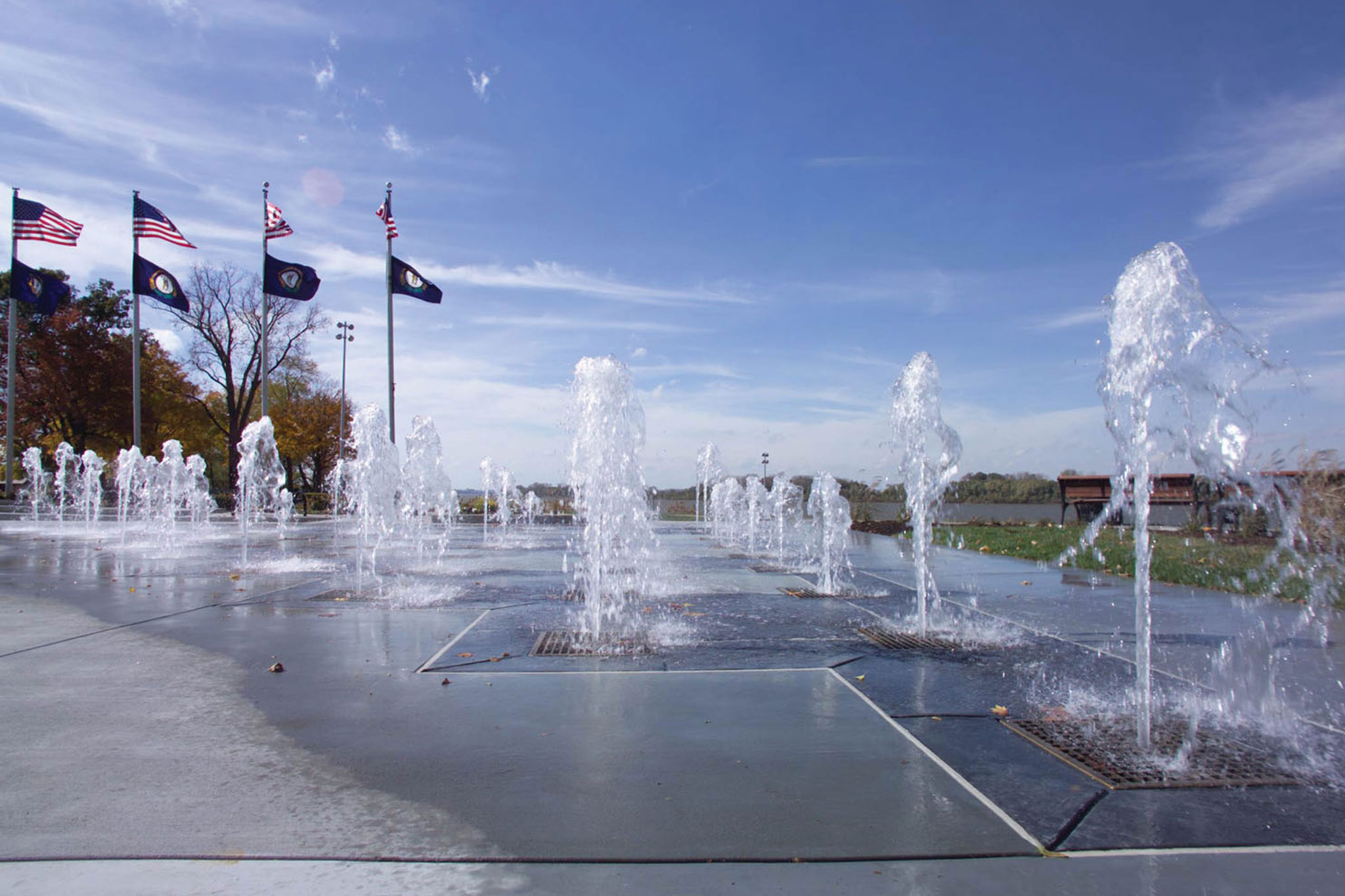 Henderson Riverfront Water Park Pop Jet Fountain Delta Fountains